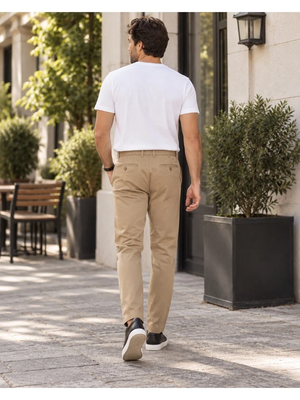 J.Crew Men's Classic Fit Khaki Pants 40W 100% Cotton Beige Casual Chino